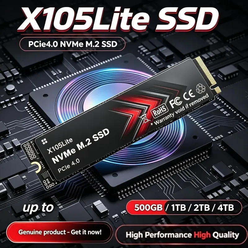 M.2 Nvme 4Tb Pcie 4.0 Ssd - Brand New X105Lite NVMe SSD M.2