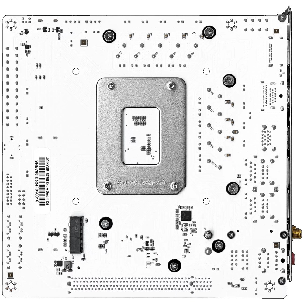 JGINYUE  B760i-Snow Dream  Mot - Lga 1700 Ddr5 Itx Motherboard review and price