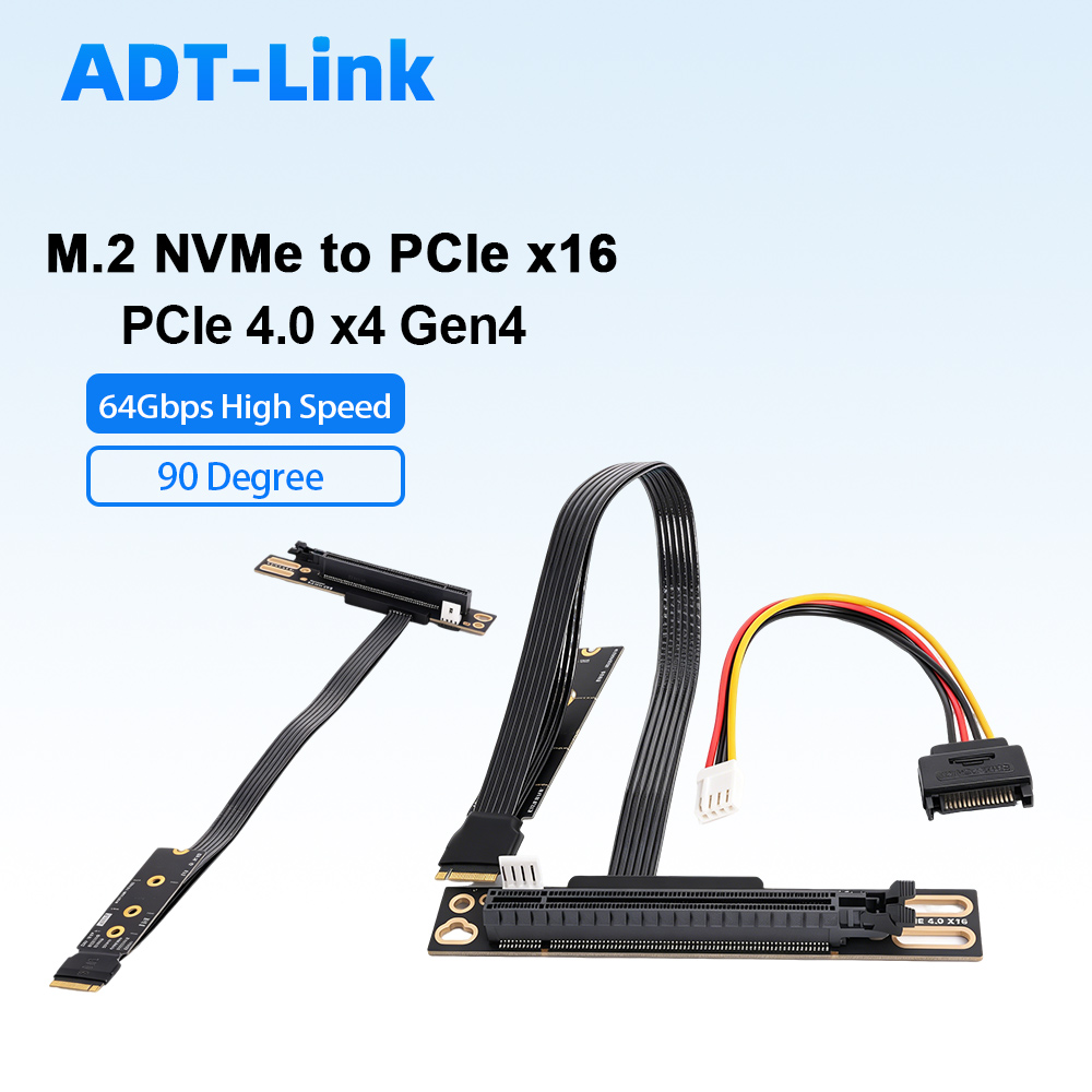M.2 NVMe to PCIe 4.0 x16 Riser - Pcie 4.0 X16 Riser Cable 90 Degree review and price