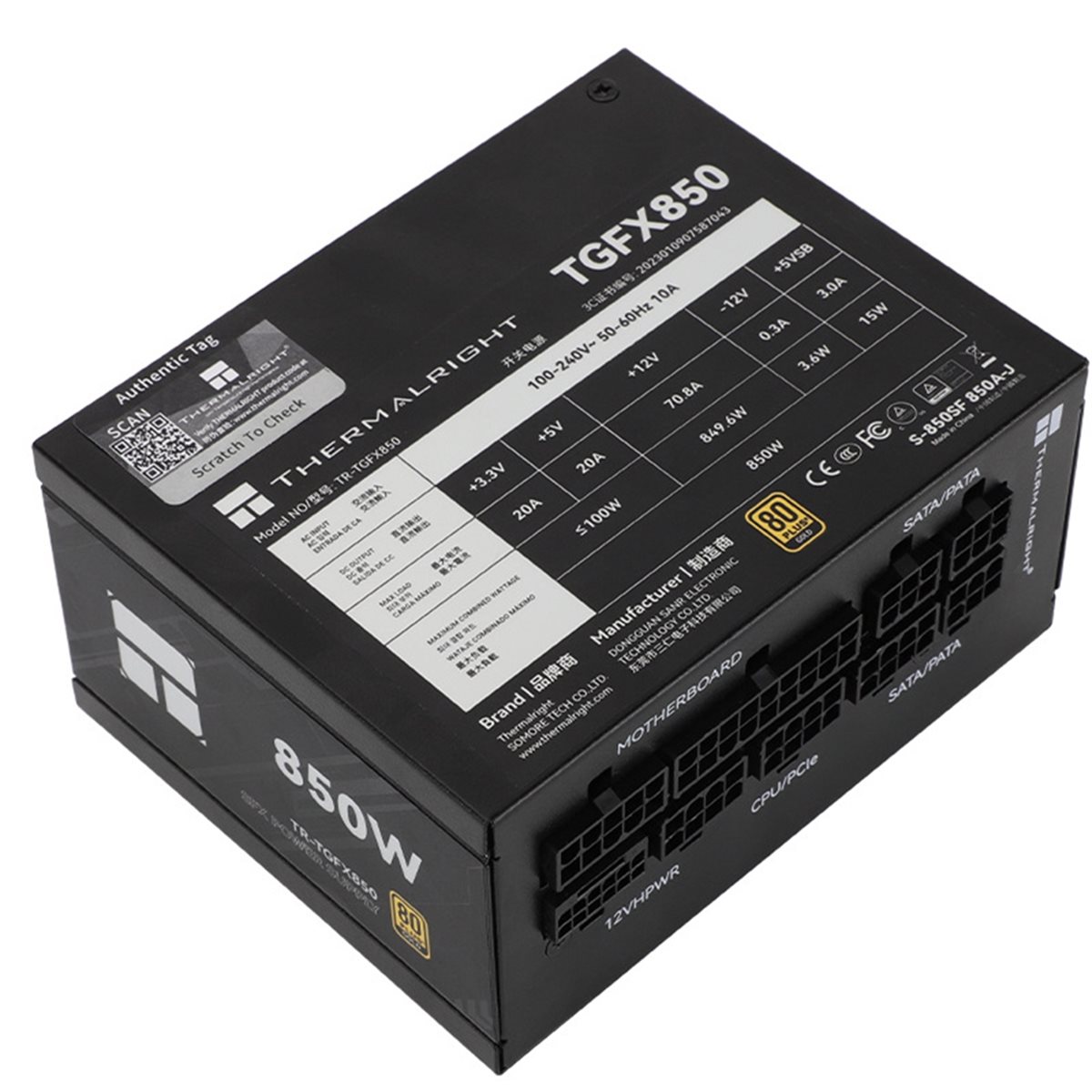 [AC18 Digital]/ TR-TGFX850 Com - Sfx Power Supply 850W Gold review and price