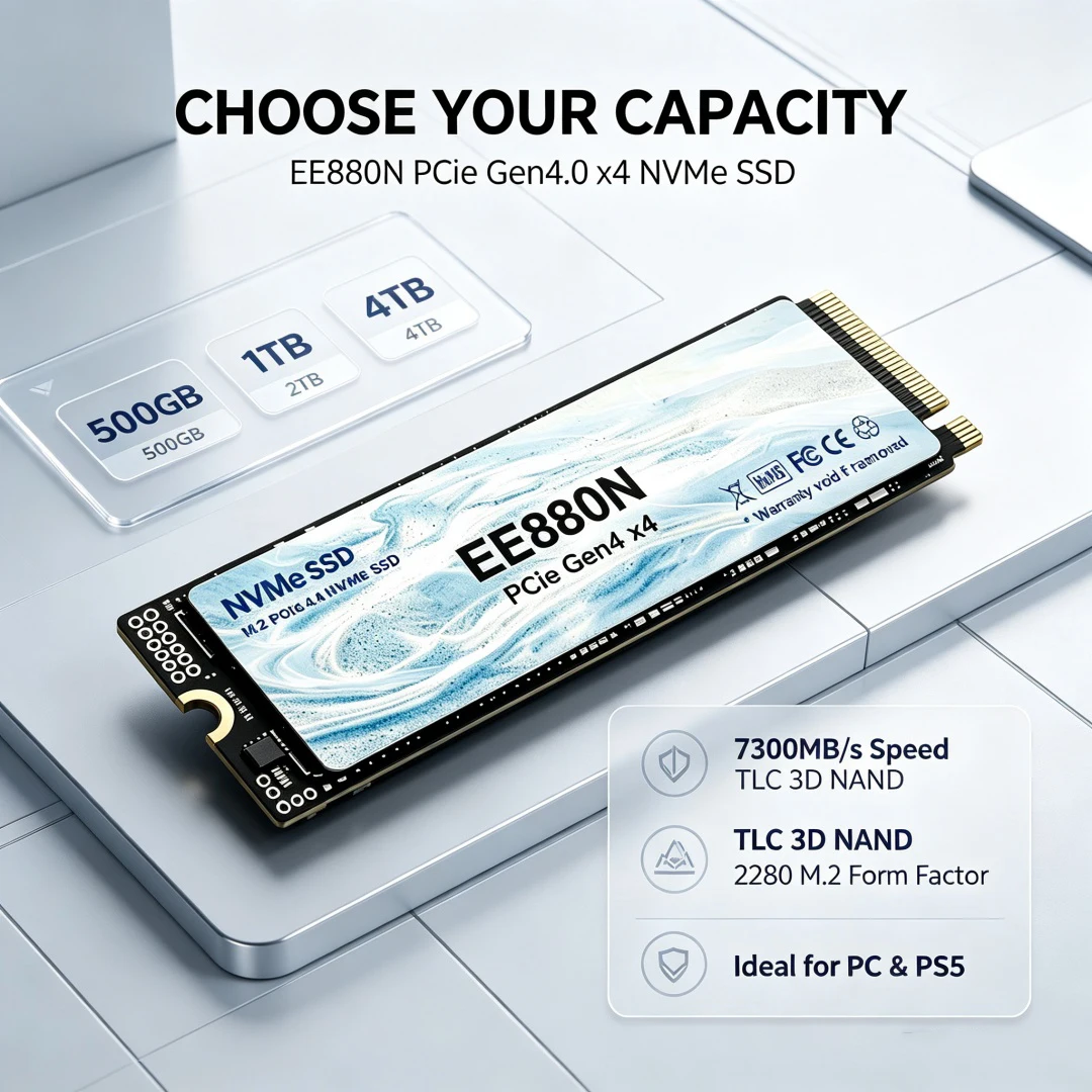 2026New EE880N High Speed 7300 - M.2 Nvme 4Tb Pcie 4.0 Ssd review and price